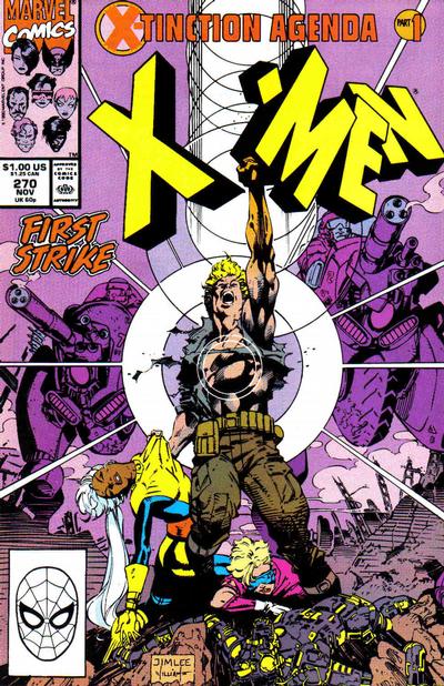 The Uncanny X-Men 1981 #270 Direct ed. - back issue - $5.00