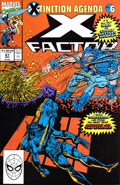 X-Factor 1986 #61 Direct ed. - back issue - $3.00