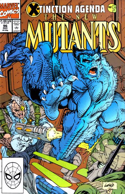 The New Mutants 1983 #96 Direct ed. - back issue