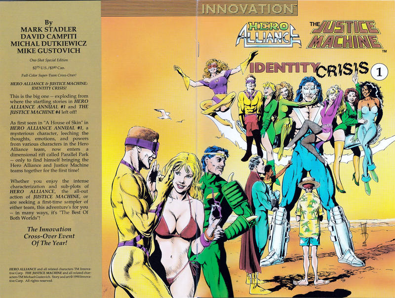Hero Alliance & Justice Machine: Identity Crisis 1990 #1 - back issue - $3.00