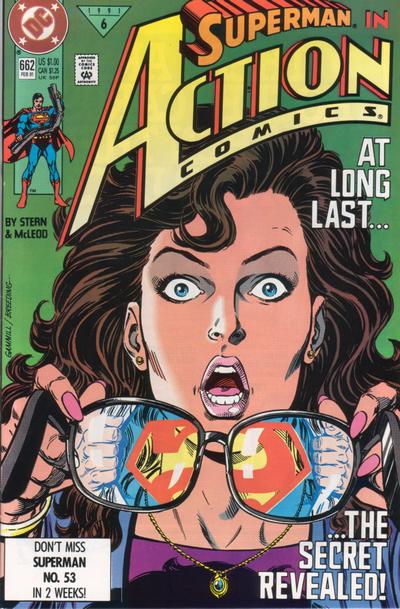Action Comics 1938 #662 Direct ed. - back issue - $5.00