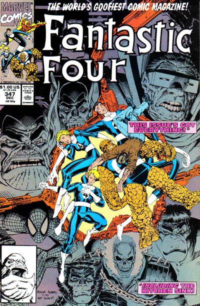 Fantastic Four 1961 #347 Direct ed. - back issue