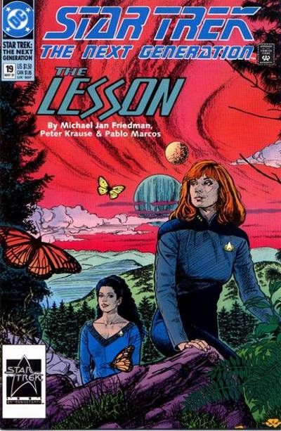 Star Trek: The Next Generation 1989 #19 Direct ed. - back issue - $3.00