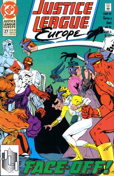Justice League Europe 1989 #27 Direct ed. - back issue - $2.00