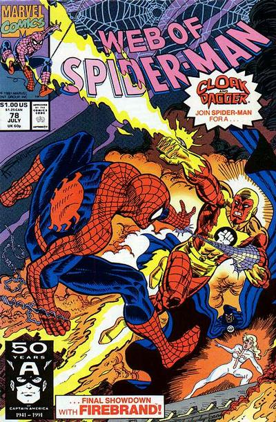 Web of Spider-Man 1985 #78 Direct ed. - back issue - $3.00