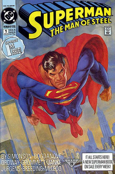 Superman: The Man of Steel 1991 #1 Direct ed. - back issue