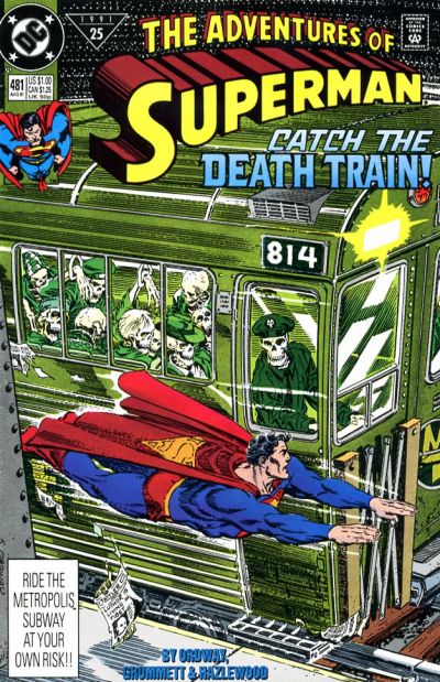 Adventures of Superman 1987 #481 Direct ed. - back issue