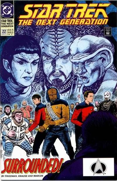 Star Trek: The Next Generation 1989 #22 Direct ed. - back issue - $3.00