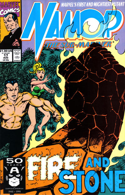 Namor, the Sub-Mariner 1990 #17 - back issue - $3.00