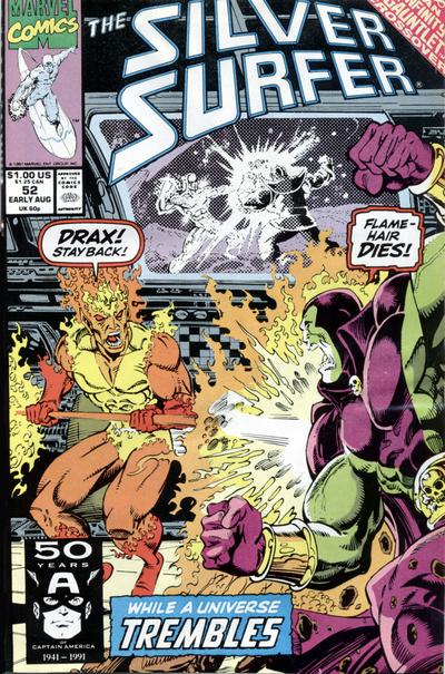 Silver Surfer 1987 #52 Direct ed. - back issue - $3.00