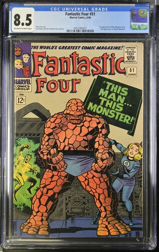 Fantastic Four 1961 #51 Regular Edition - CGC 8.5 - $400.00
