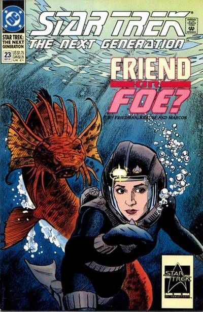 Star Trek: The Next Generation 1989 #23 Direct ed. - back issue - $3.00
