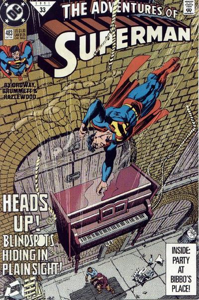 Adventures of Superman 1987 #483 Direct ed. - back issue