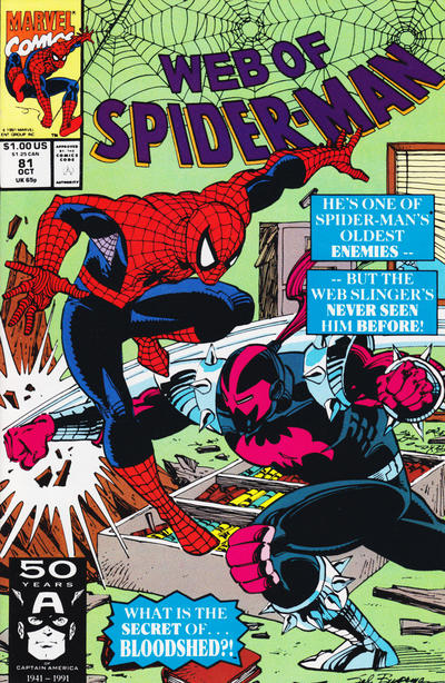 Web of Spider-Man 1985 #81 Direct ed. - back issue - $3.00