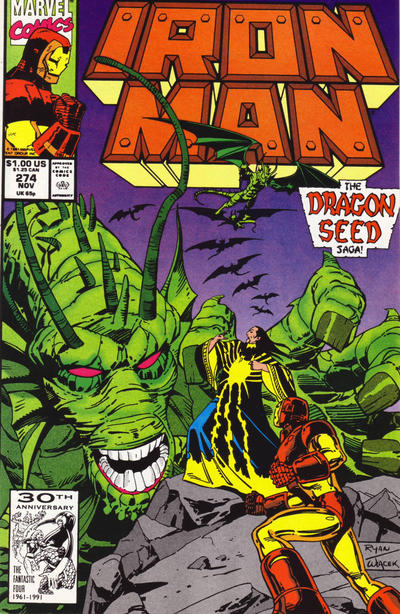 Iron Man 1968 #274 Direct ed. - back issue - $3.00