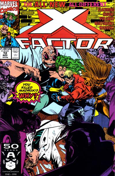 X-Factor 1986 #72 Direct ed. - back issue - $4.00