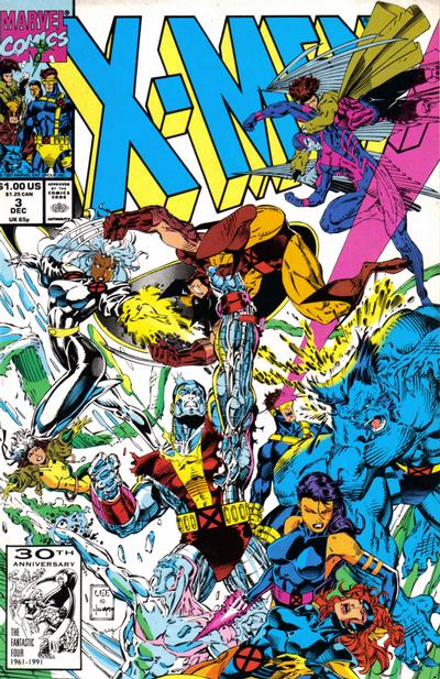X-Men 1991 #3 Direct ed. - back issue