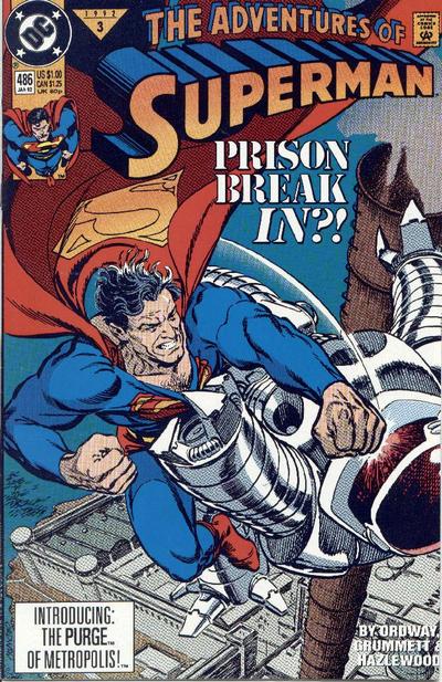 Adventures of Superman 1987 #486 Direct ed. - back issue