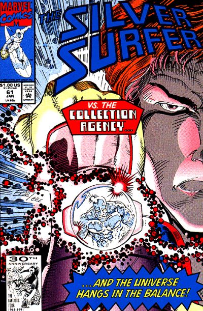 Silver Surfer 1987 #61 Direct ed. - back issue - $4.00