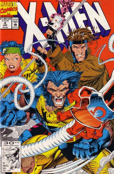X-Men 1991 #4 Direct ed. - back issue - $15.00