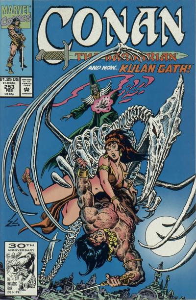 Conan the Barbarian 1970 #253 Direct ed. - back issue - $4.00