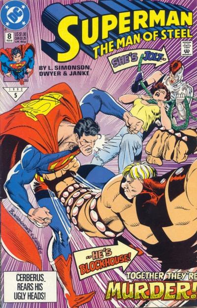 Superman: The Man of Steel 1991 #8 Direct ed. - back issue