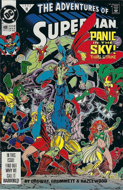 Adventures of Superman 1987 #488 Direct ed. - back issue
