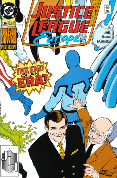 Justice League Europe 1989 #36 Direct ed. - back issue - $1.00