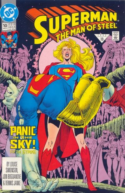 Superman: The Man of Steel 1991 #10 Direct ed. - back issue - $3.00