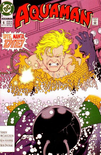 Aquaman 1991 #6 Direct ed. - back issue - $4.00