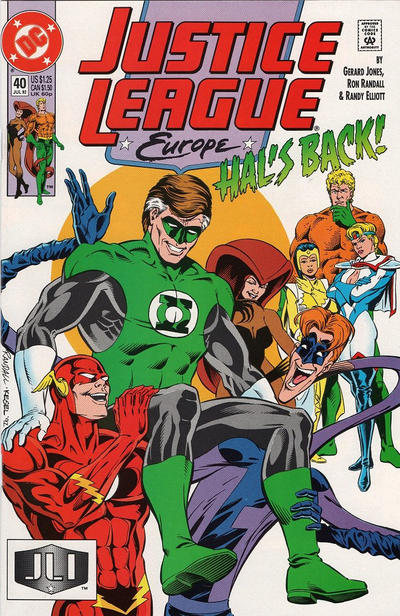 Justice League Europe 1989 #40 Direct ed. - back issue - $1.00
