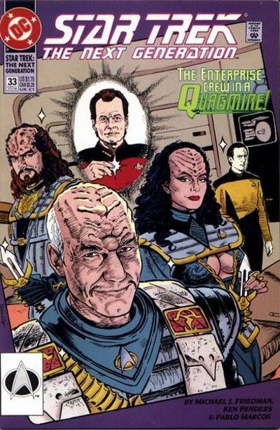 Star Trek: The Next Generation 1989 #33 Direct ed. - back issue - $33.00