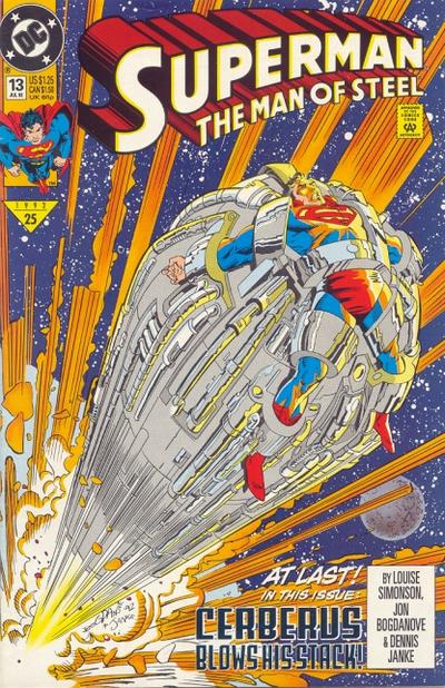 Superman: The Man of Steel 1991 #13 Direct ed. - back issue - $4.00