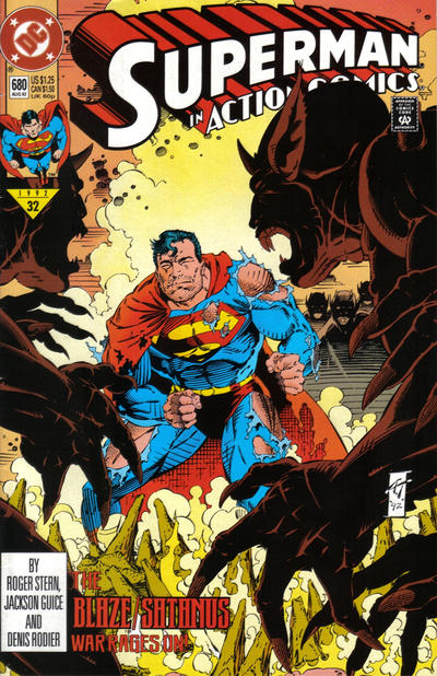 Action Comics 1938 #680 Direct ed. - back issue - $3.00