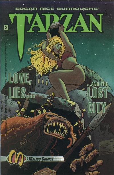Tarzan: Love, Lies and the Lost City 1992 #2 - back issue - $3.00