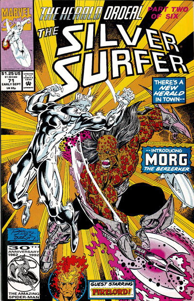 Silver Surfer 1987 #71 Direct ed. - back issue - $4.00