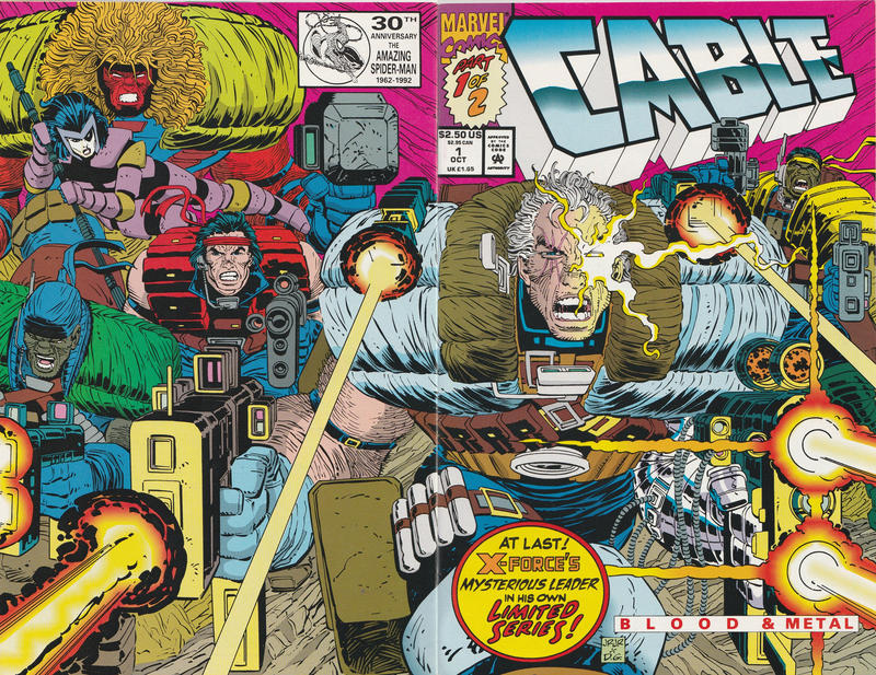 Cable - Blood and Metal 1992 #1 Direct ed. - back issue - $5.00