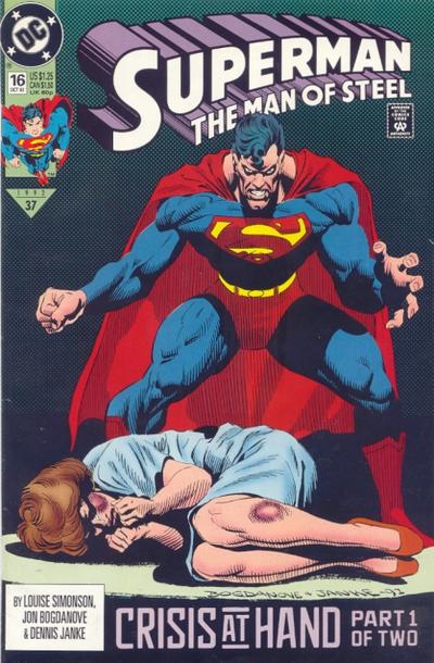 Superman: The Man of Steel 1991 #16 Direct ed. - back issue - $3.00