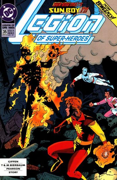 Legion of Super-Heroes 1989 #35 - back issue