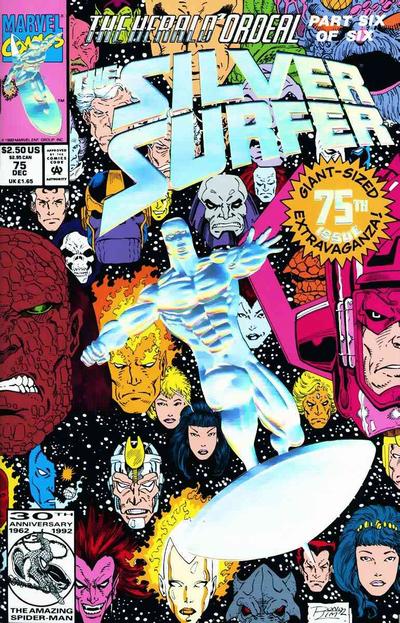 Silver Surfer 1987 #75 Direct ed. - back issue - $6.00