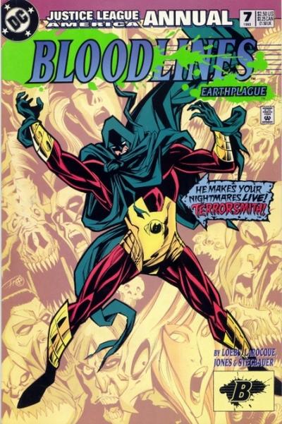 Justice League America Annual 1991 #7 Direct ed. - back issue