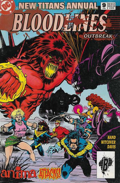 The New Titans Annual 1989 #9 - back issue - $3.00