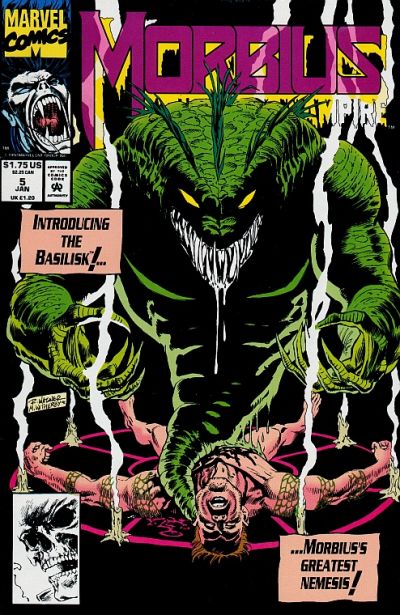 Morbius: The Living Vampire 1992 #5 Direct ed. - back issue - $3.00