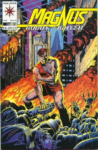 Magnus Robot Fighter 1991 #21 Standard Cover - back issue