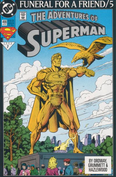 Adventures of Superman 1987 #499 Direct ed. - back issue - $3.00