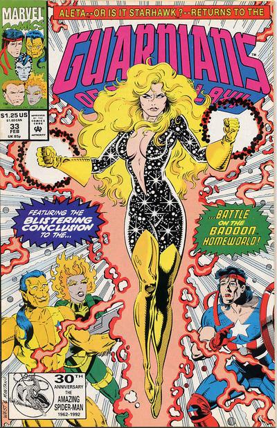 Guardians of the Galaxy 1990 #33 Direct ed. - back issue - $4.00