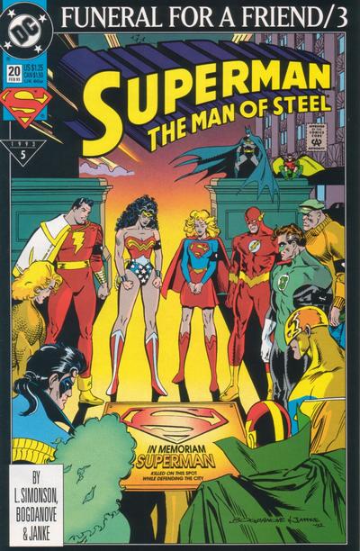 Superman: The Man of Steel 1991 #20 Direct ed. - back issue - $5.00