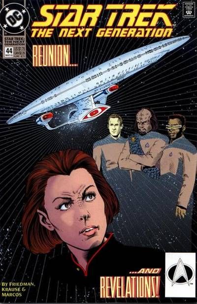 Star Trek: The Next Generation 1989 #44 Direct ed. - back issue - $3.00