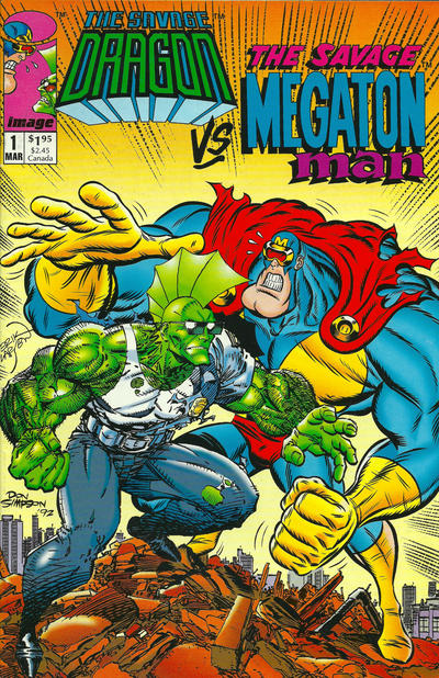 Savage Dragon vs. Savage Megaton Man 1993 #1 - back issue - $3.00