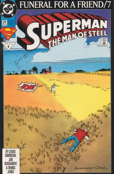 Superman: The Man of Steel 1991 #21 Direct ed. - back issue - $3.00